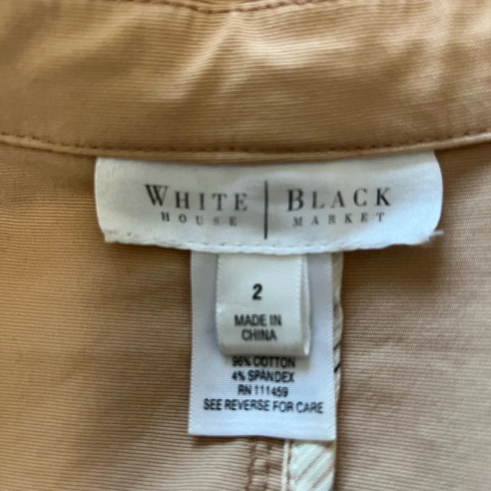 White House Black Market Tan Women's Blazer - Picture 5 of 5